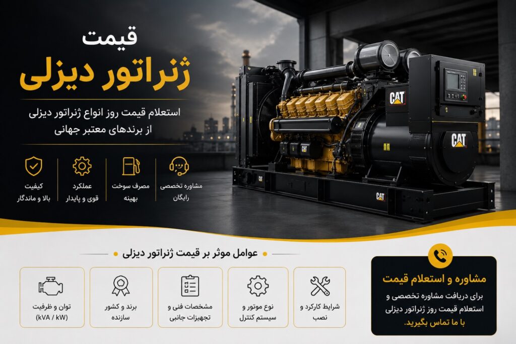 قیمت ژنراتور دیزلی